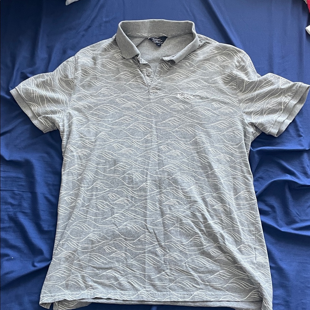Ben Sherman Gray Polo Shirt